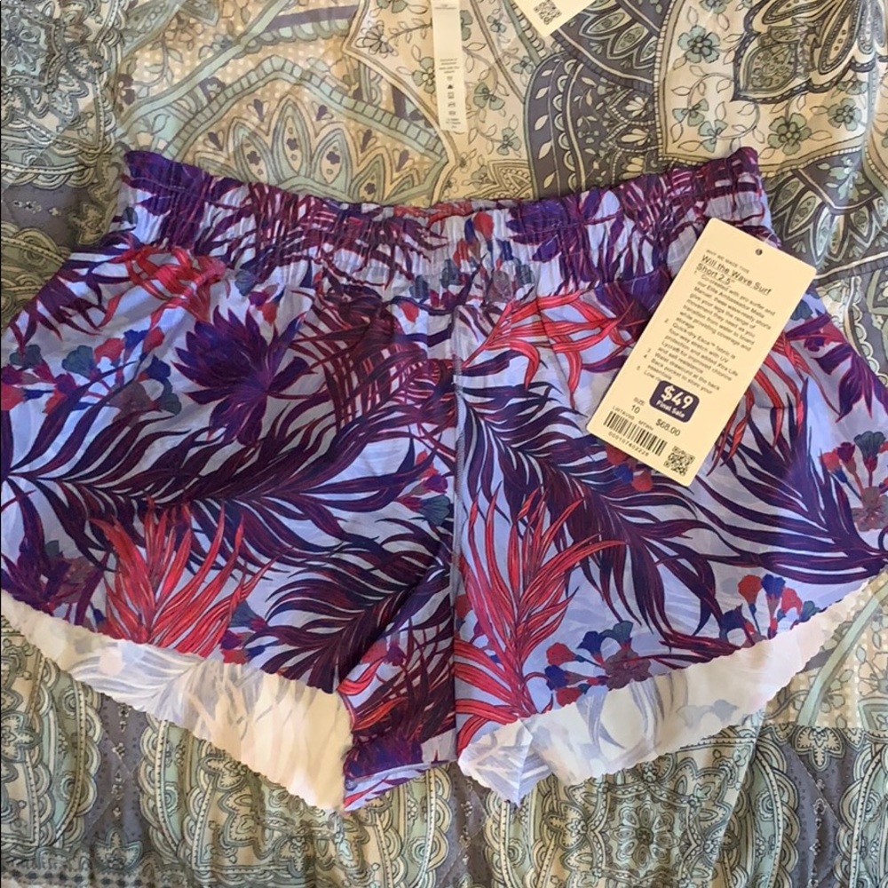 Bnwt lululemon will the wave surf shorts